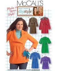 5714 STRETCH BUTTON / SNAP UNLINED COATS, JACKET PATTERN 4-12
